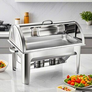 SOGA 9L Chafing Dish Full Size Roll Top